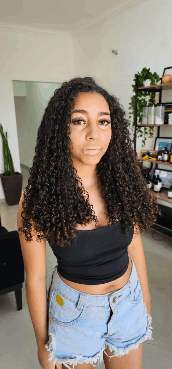 clientes Espaço Amanda Vitoriano especialista em cabelos cacheados, ondulados, crespo natural, unha e depilação, na região de Santo André